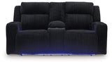 Forest Lake Black Power Reclining Sofa and Loveseat (Online Special Price) - Ornate Home