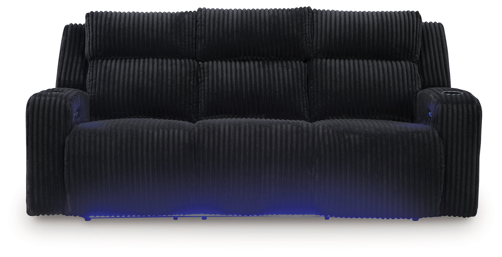 Forest Lake Black Power Reclining Sofa and Loveseat - Ornate Home
