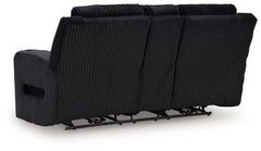 Forest Lake Black Power Reclining Sofa and Loveseat - Ornate Home