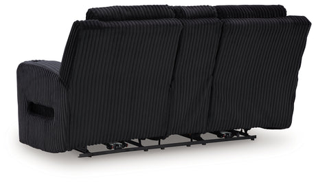 Forest Lake Black Power Reclining Sofa and Loveseat - Ornate Home