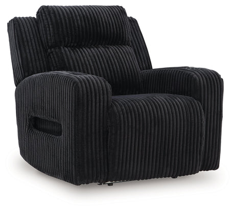 Forest Lake Black Power Reclining Sofa and Power Recliner - Ornate Home