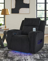 Forest Lake Black Power Reclining Sofa and Power Recliner - Ornate Home