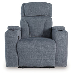 Forest Lake Steel-Performance Fabric Dual Power Recliner - Ornate Home