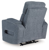 Forest Lake Steel-Performance Fabric Dual Power Recliner - Ornate Home