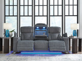 Forest Lake Steel-Performance Fabric Dual Power Reclining Sofa - Ornate Home