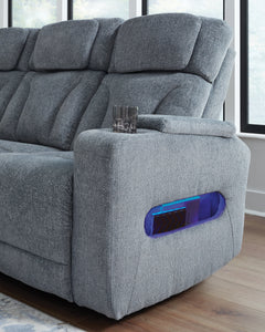 Forest Lake Steel-Performance Fabric Dual Power Reclining Sofa - Ornate Home