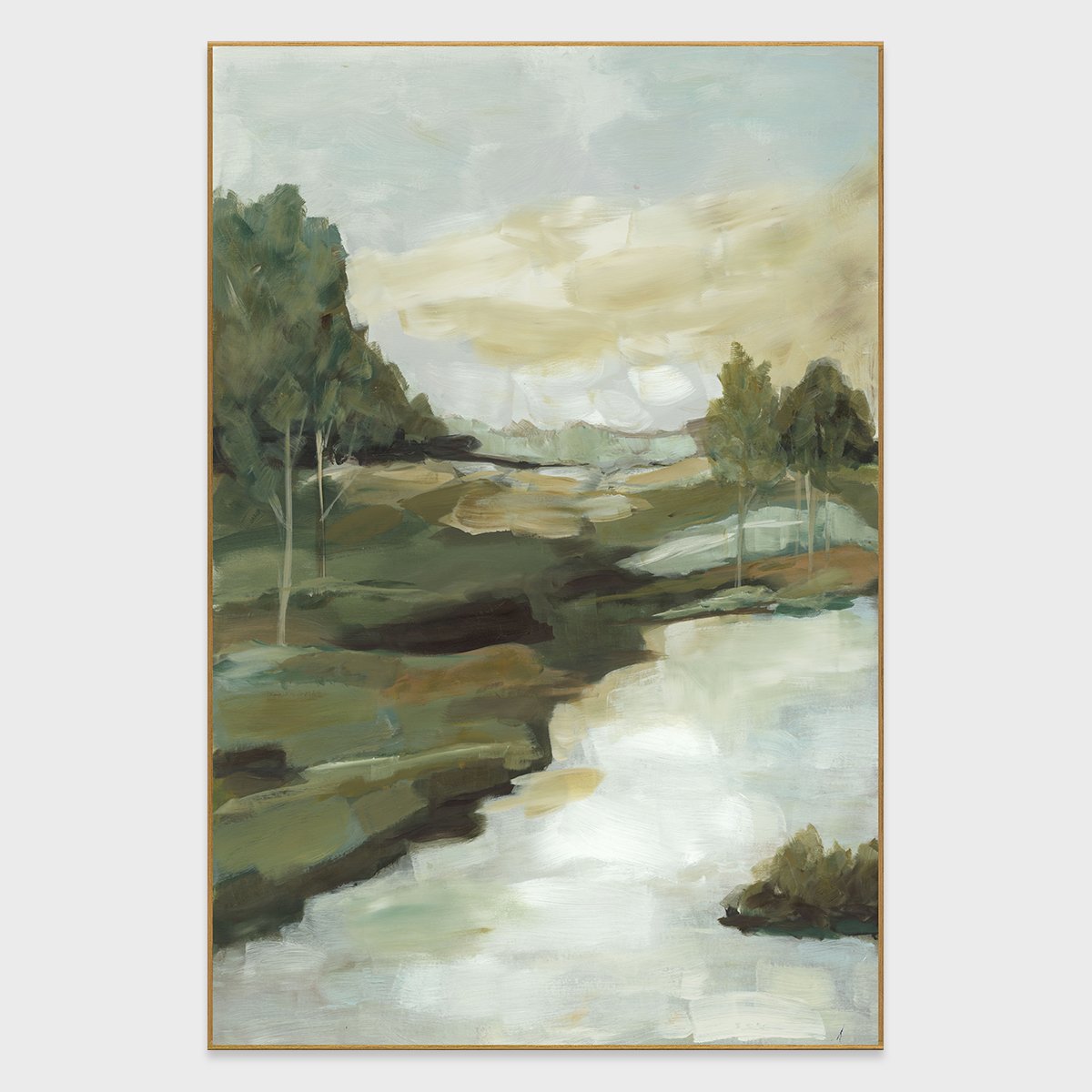 Forest Park Multicolor Painting Art by Buddy Whitlock - Ornate Home