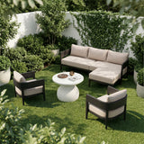 Foret Black Ottoman