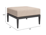 Foret Black Ottoman