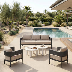 Foret Black Outdoor Armchair - Ornate Home