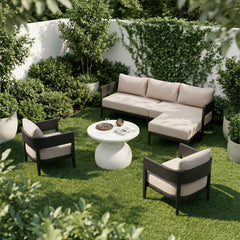 Foret Black Outdoor Armchair - Ornate Home