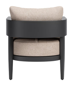 Foret Black Outdoor Armchair - Ornate Home
