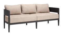 Foret Black Outdoor Sofa - Ornate Home