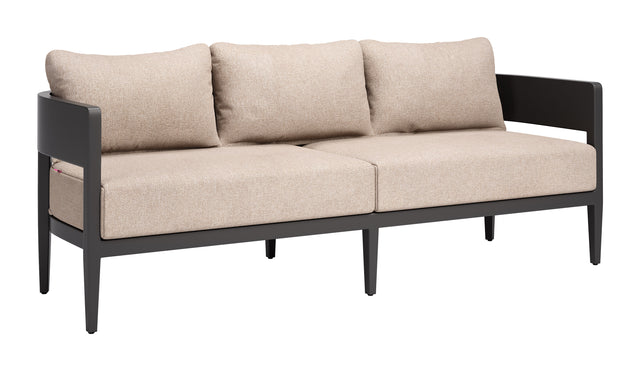Foret Black Outdoor Sofa - Ornate Home