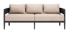 Foret Black Outdoor Sofa - Ornate Home