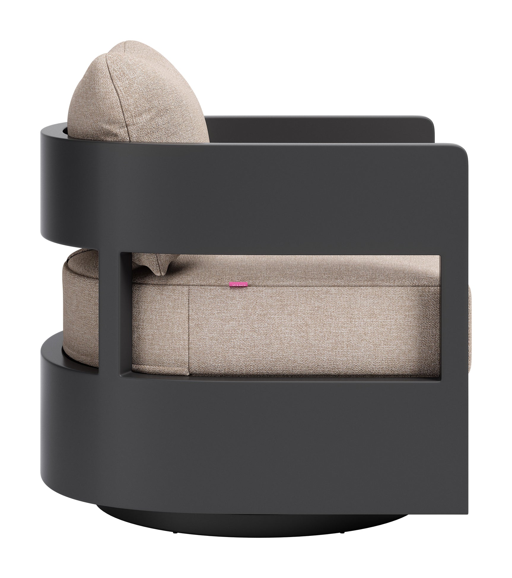 Foret Black Swivel Chair
