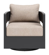 Foret Black Swivel Chair