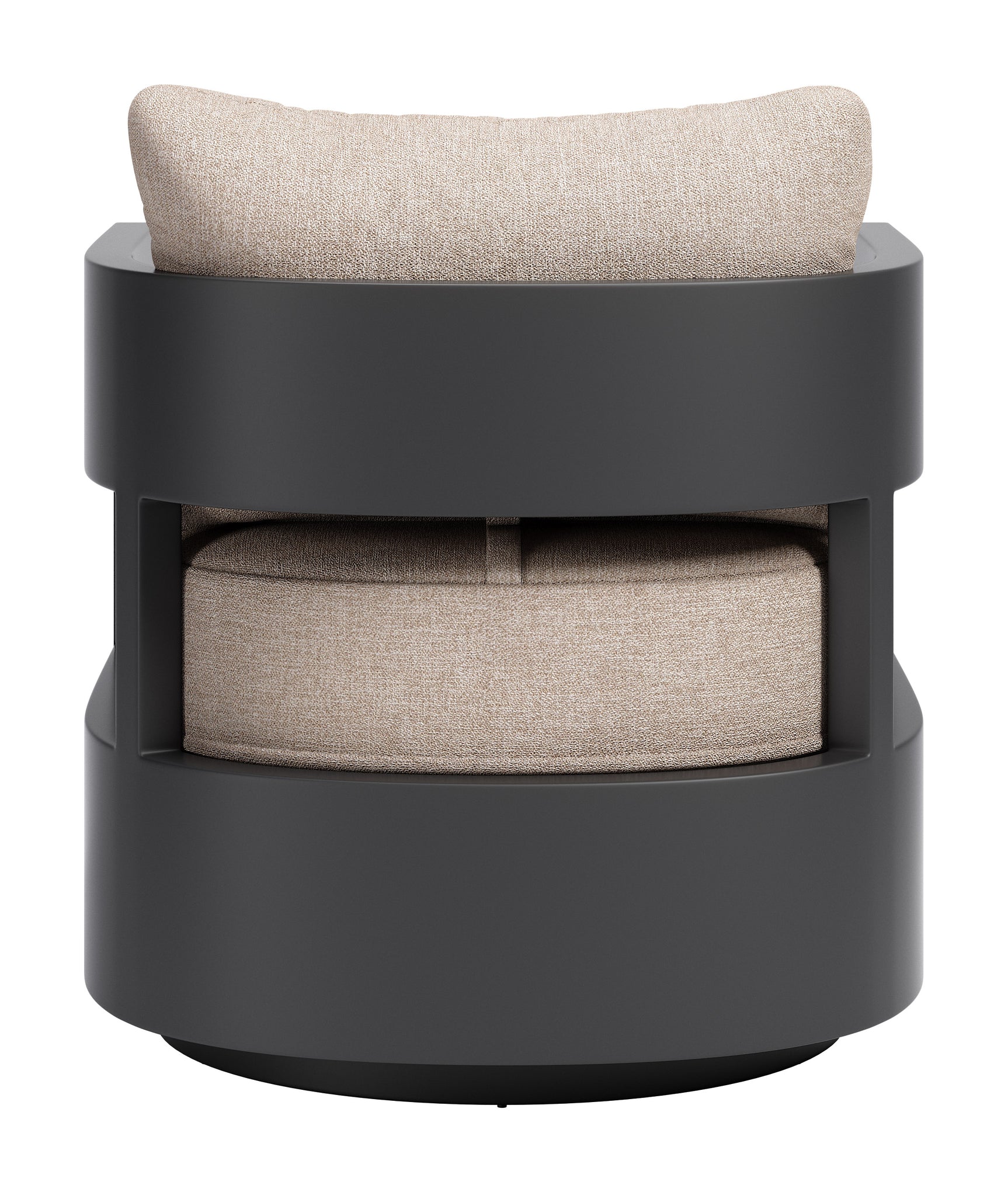 Foret Black Swivel Chair