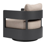 Foret Black Swivel Chair