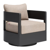 Foret Black Swivel Chair