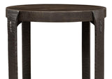Forged Slats Grey Side Table - Ornate Home