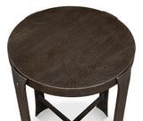 Forged Slats Grey Side Table - Ornate Home