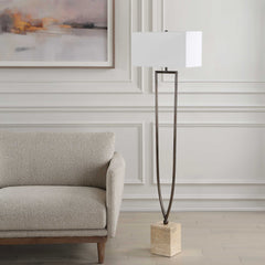 Fork In The Road Bronze/Brown Floor Lamp - Ornate Home