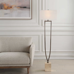 Fork In The Road Bronze/Brown Floor Lamp - Ornate Home
