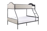 Forli Black Twin/Full Bunk Bed - Ornate Home