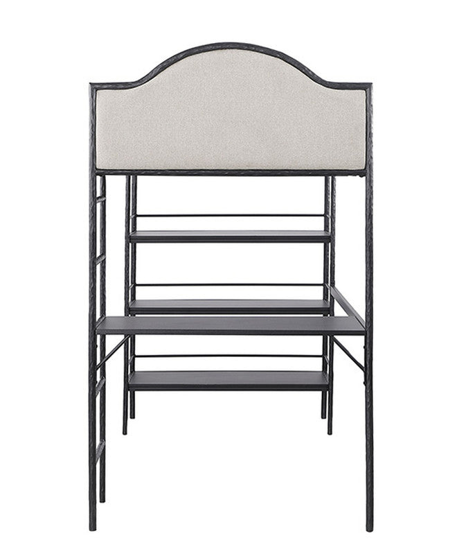 Forli Black Twin Loft Bed - Ornate Home