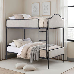 Forli Black Twin/Twin Bunk Bed - Ornate Home