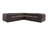 Form Espresso Brown Classic L Shaped Modular Sectional - Ornate Home