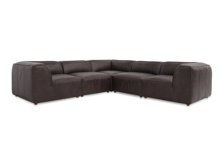 Form Espresso Brown Classic L Shaped Modular Sectional - Ornate Home