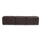 Form Espresso Brown Leather Signature Modular Sectional - Ornate Home