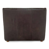 Form Espresso Brown Leather Slipper Chair - Ornate Home