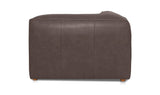 Form Slate Brown Leather Corner Chair - Ornate Home