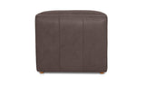 Form Slate Brown Leather Slipper Chair - Ornate Home