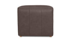 Form Slate Brown Leather Slipper Chair - Ornate Home