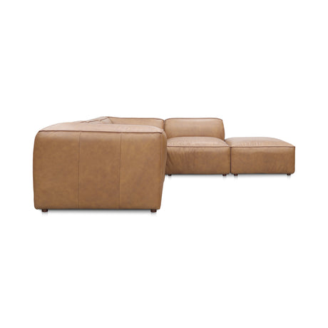 Form Tan Leather Dream Modular Sectional - Ornate Home