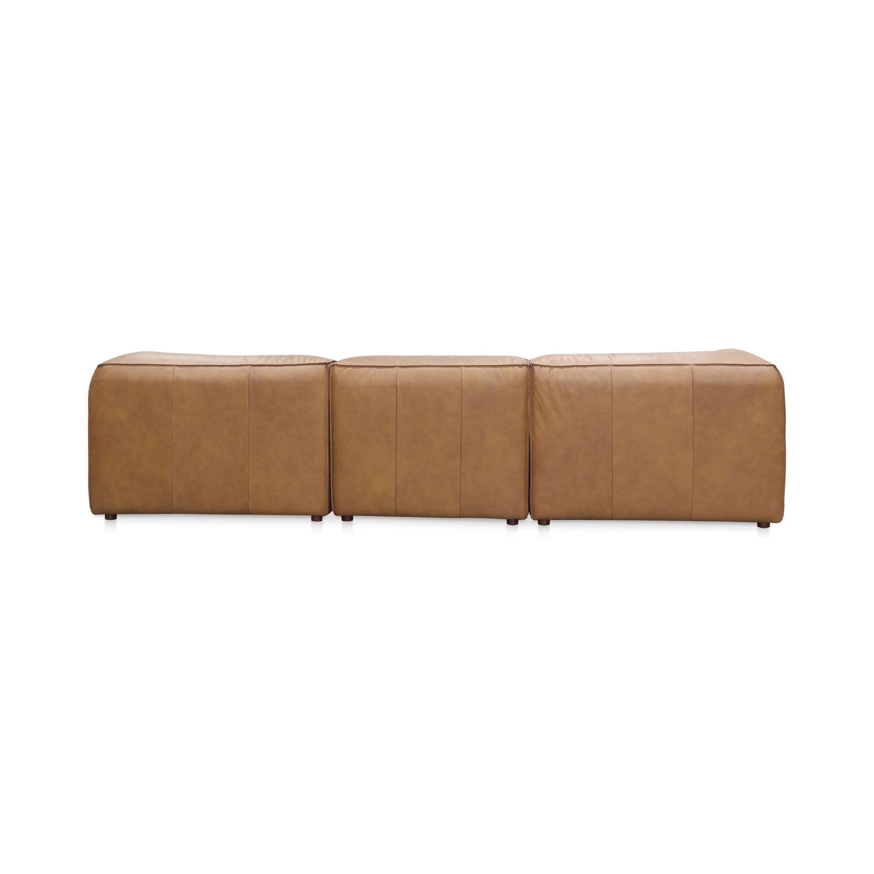 Form Tan Leather Dream Modular Sectional - Ornate Home