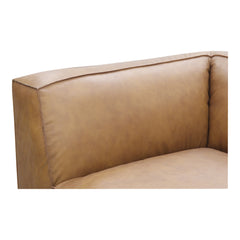Form Tan Leather Lounge Modular Sectional - Ornate Home