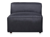 Form Vantage Black Leather Slipper Chair - Ornate Home