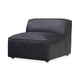 Form Vantage Black Leather Slipper Chair - Ornate Home