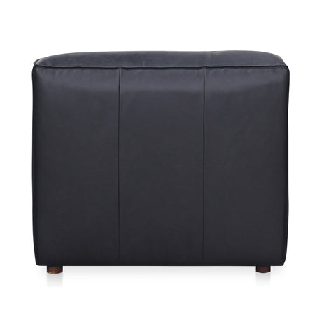 Form Vantage Black Leather Slipper Chair - Ornate Home