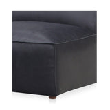 Form Vantage Black Leather Slipper Chair - Ornate Home