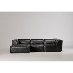Form Vantage Black Leather Slipper Chair - Ornate Home