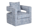 Forma Blue/White Accent Chair - Ornate Home
