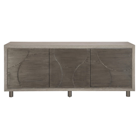 Formosa Graphite/Flaxen Entertainment Credenza - Ornate Home