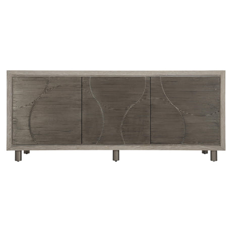Formosa Graphite/Flaxen Entertainment Credenza - Ornate Home