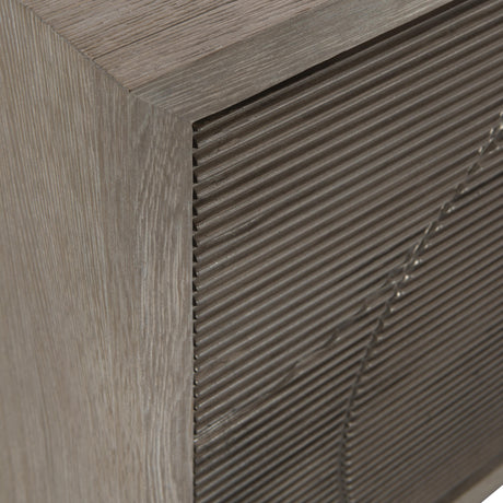 Formosa Graphite/Flaxen Entertainment Credenza - Ornate Home